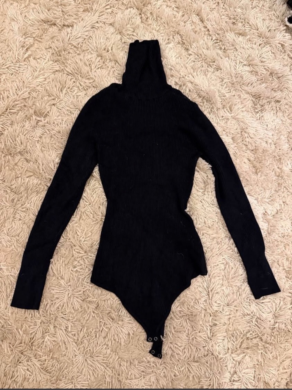 Abercrombie Ribbed Turtleneck Bodysuit Sweater